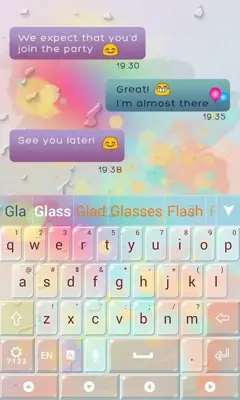 Sun Glass Keyboard android App screenshot 0