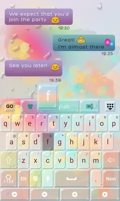 Sun Glass Keyboard android App screenshot 1